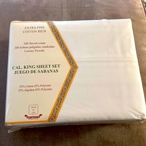 Cal king sheet set